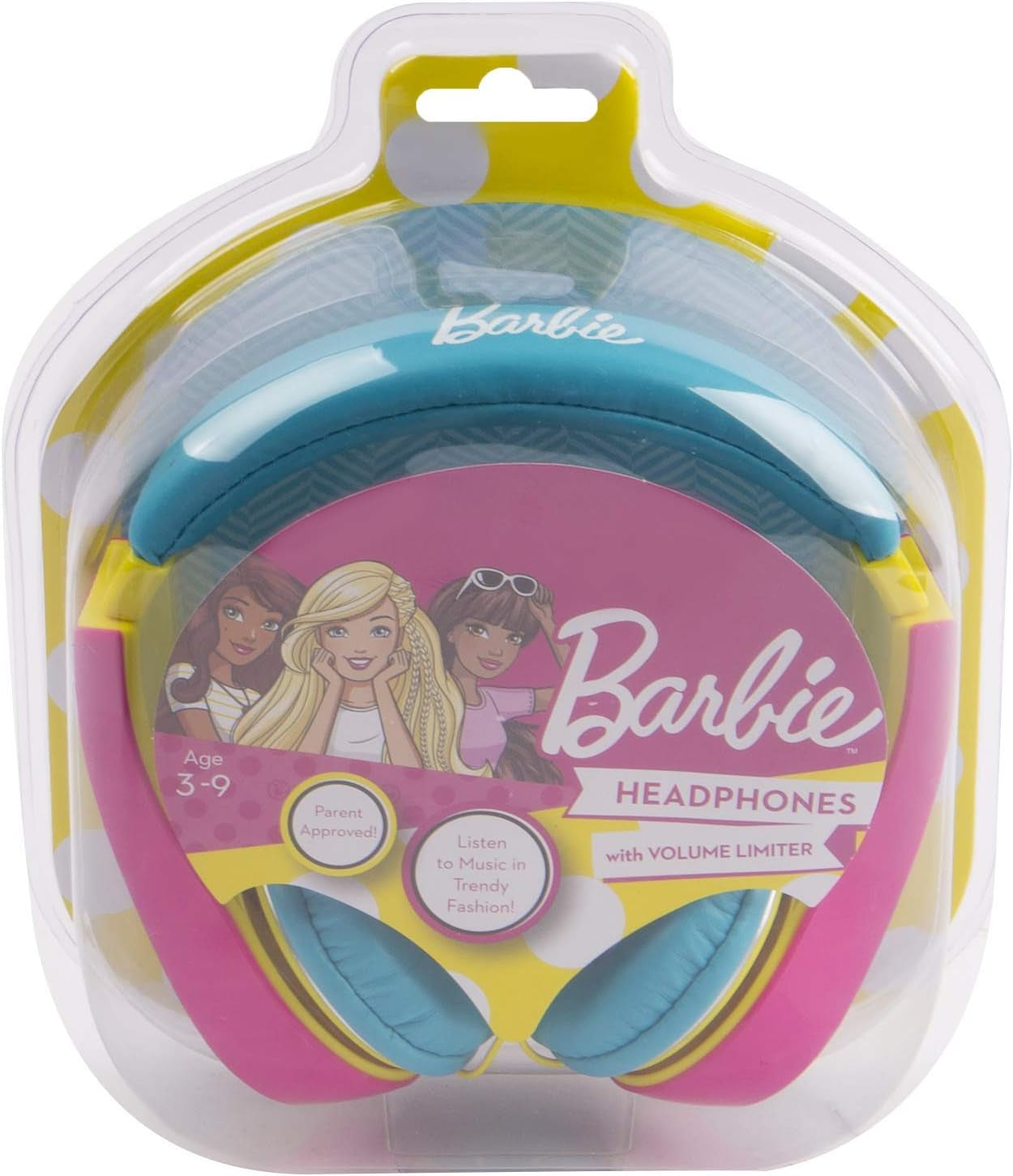 30359-TRU Batman Kid Safe over the Ear Headphone W/ Volume Limiter, Barbie Pink